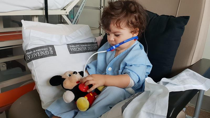 Ayudas económicas para familias de niños con problemas de corazón hospitalizados