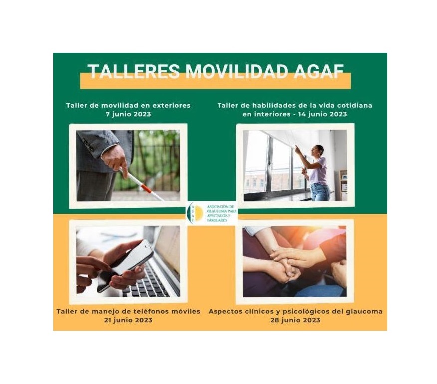 Talleres de movilidad para personas con dificultades visuales por glaucoma