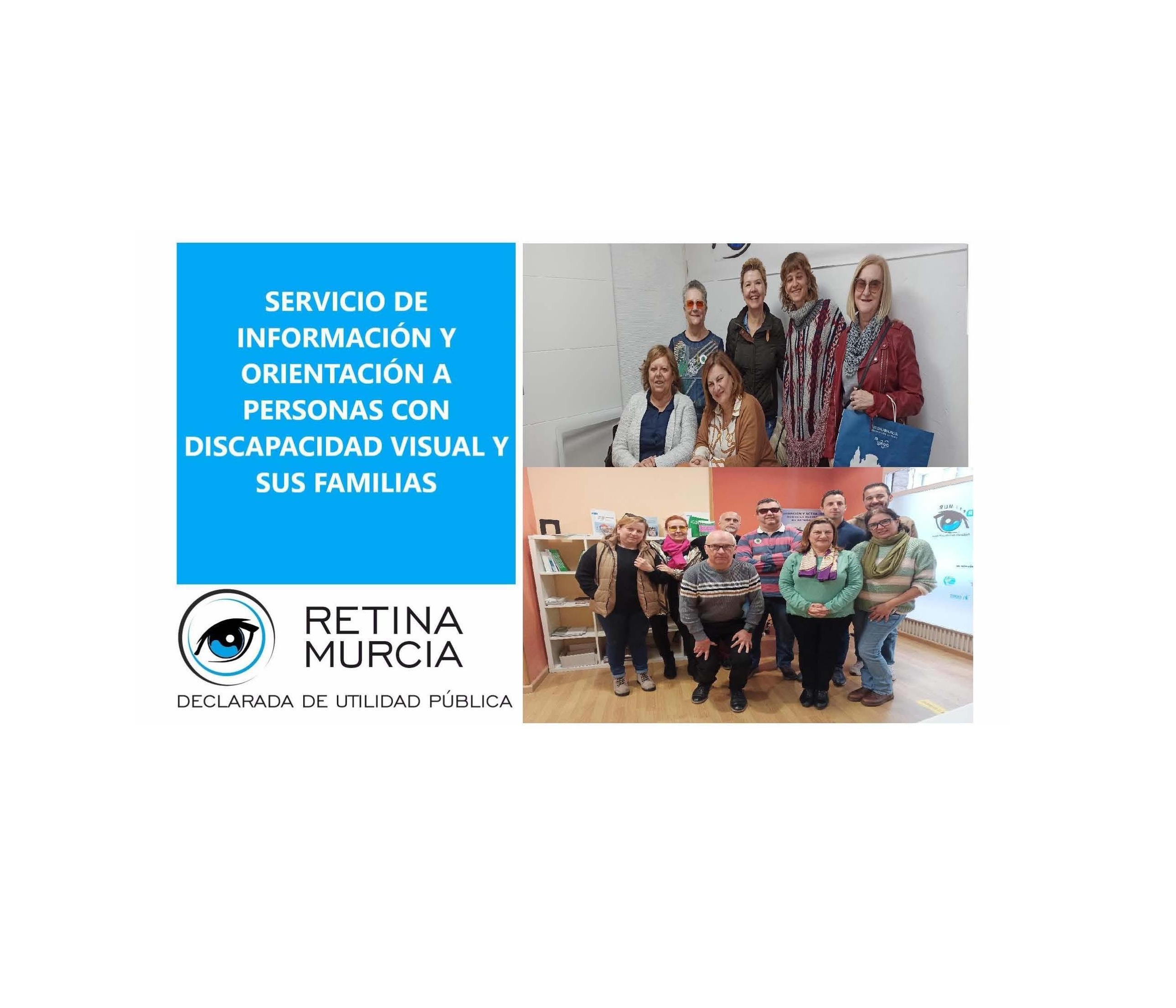Información, orientación, apoyo y asesoramiento a personas con discapacidad visual y familiares